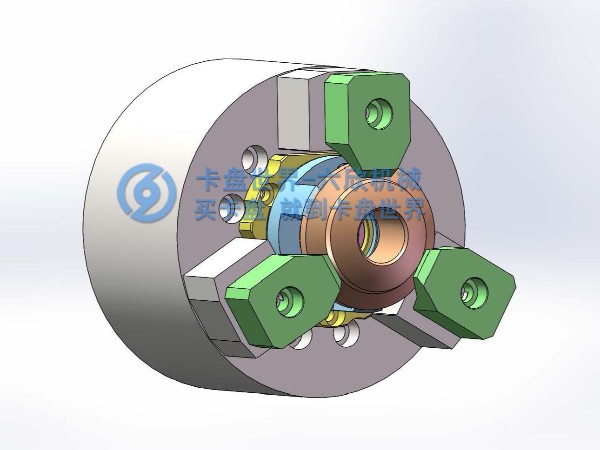 行星齒輪工件指形卡盤BF夾持方案