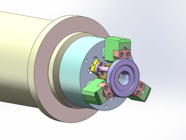 3檔從動(dòng)齒后拉卡盤夾持方案