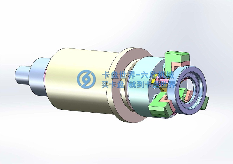 圓環(huán)工件后拉卡盤夾持方案