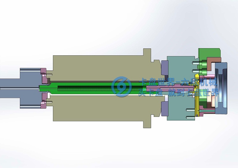 圓環(huán)工件后拉卡盤夾持方案