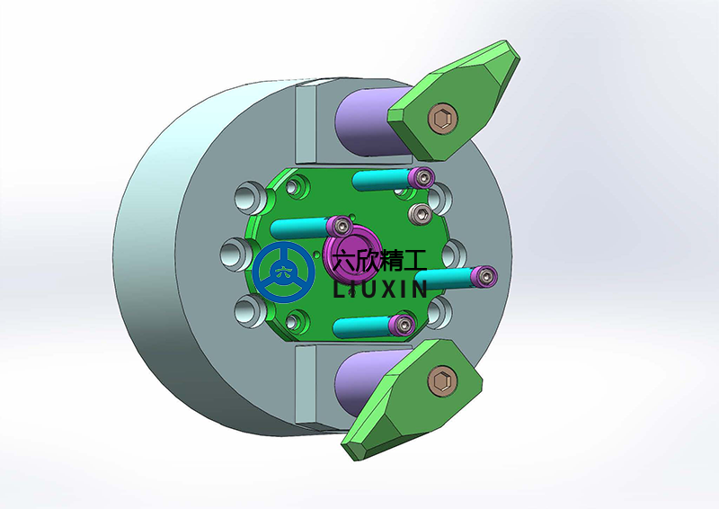 助力器殼體指形卡盤夾持方案